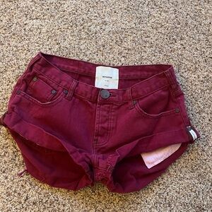 One Teaspoon shorts; size 26.